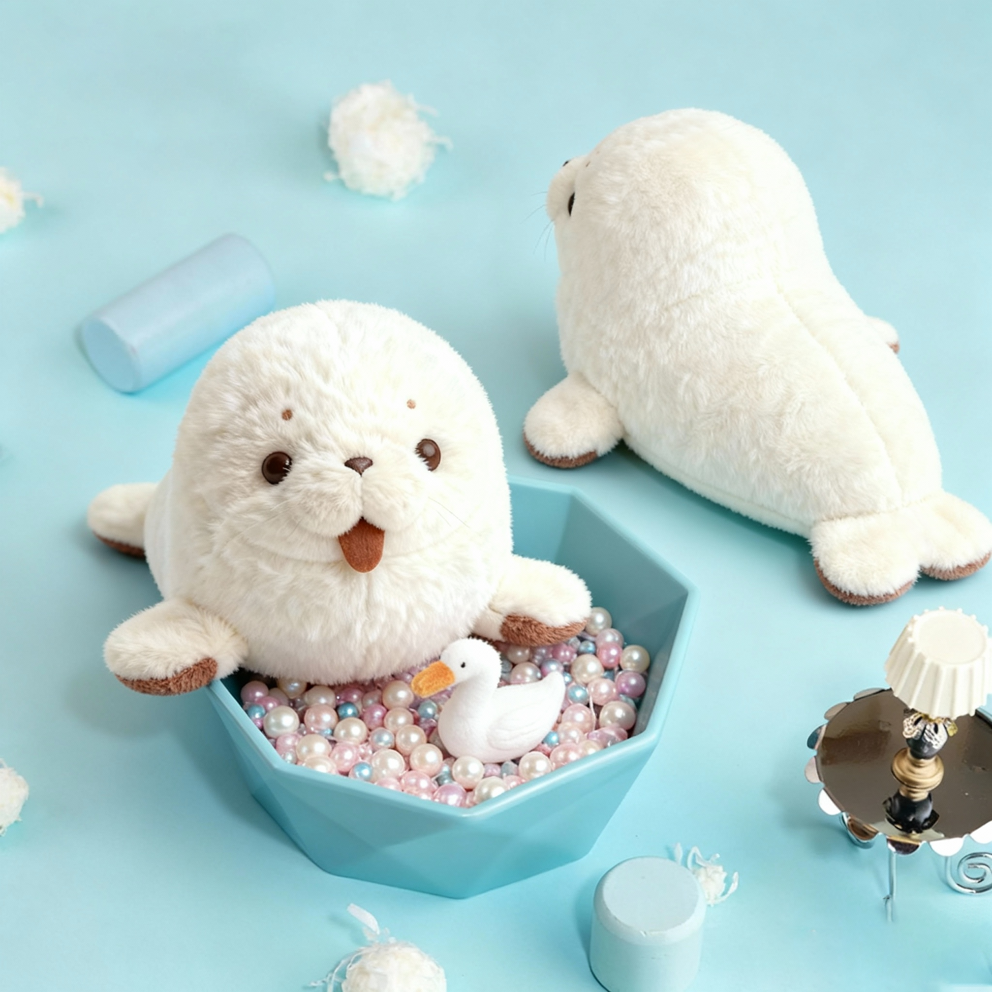 Muu the Pure White Seal Plush