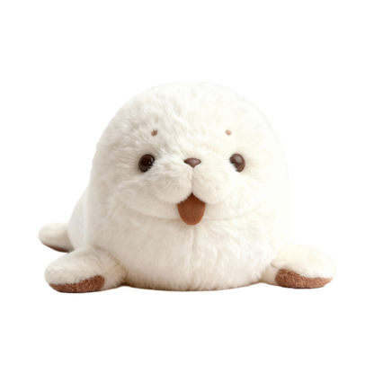 Muu the Pure White Seal Plush