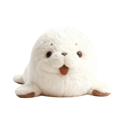 Muu the Pure White Seal Plush