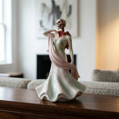 🏺✨ Broken Ladies Ceramic Art Figure – Handcrafted Mixed Media Sculpture