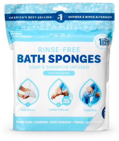 Rinse-Free Sponge Bath