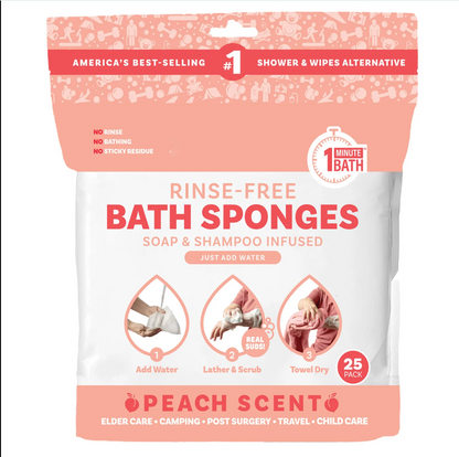 Rinse-Free Sponge Bath