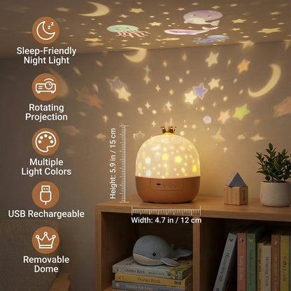 2-in-1 Kids Night Light and Projector
