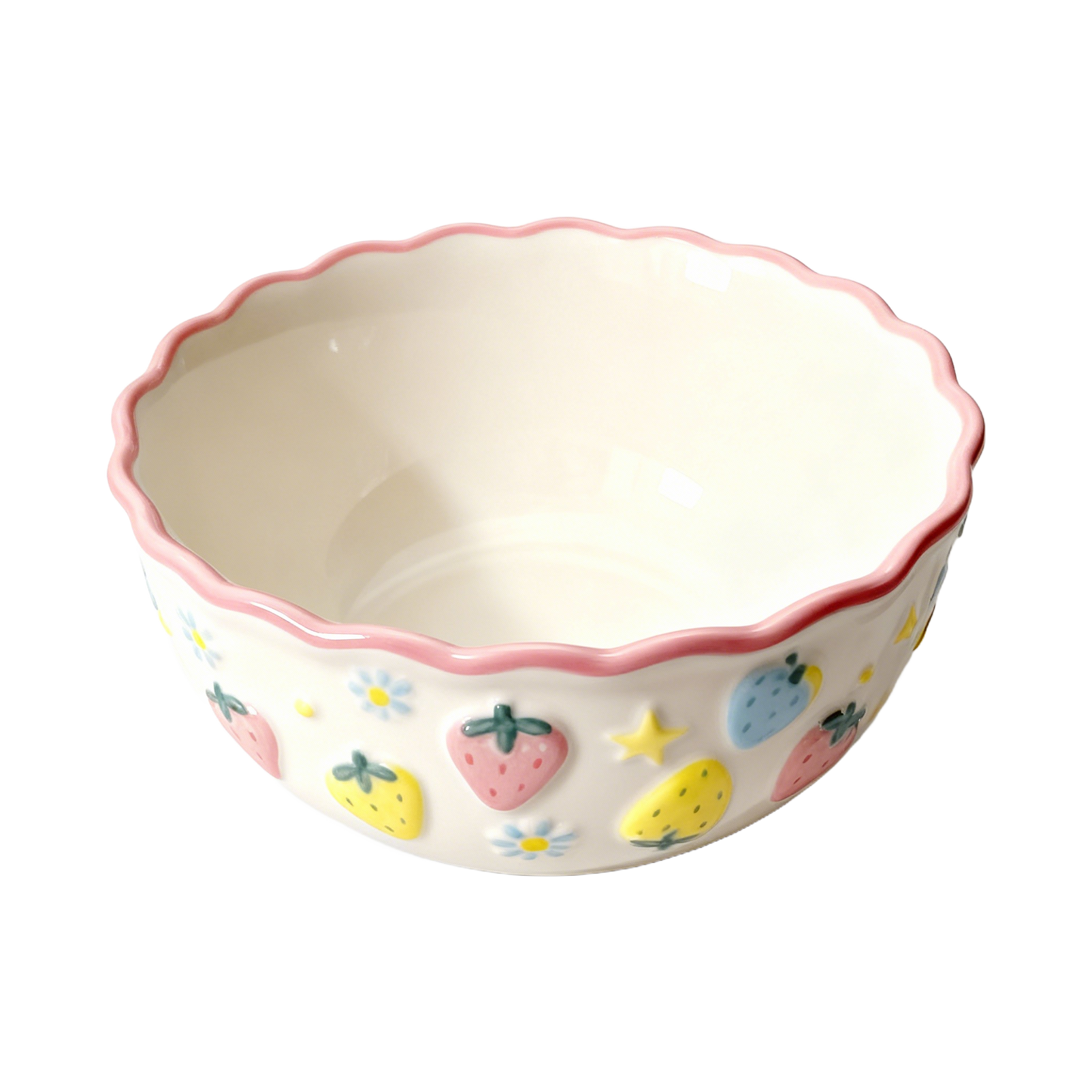 Strawberry Meadow Series – Petal Cereal Bowl