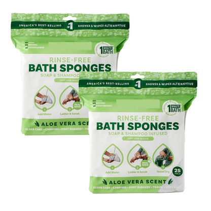 Rinse-Free Sponge Bath