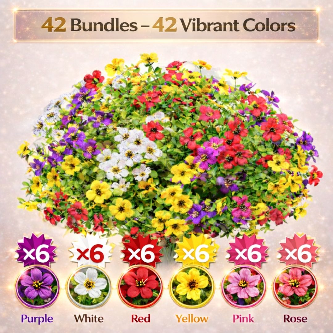 🎉 Last Day Sale 50% OFF🎉Realistic UV-Resistant Outdoor Flowers – Zero Maintenance