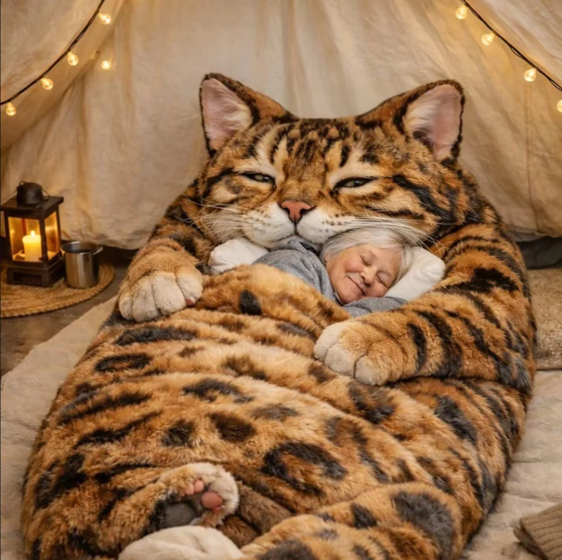 ⏰Hot Sale 49% off⏰🐱 Fluffy cat sleeping bagy💤 😻1