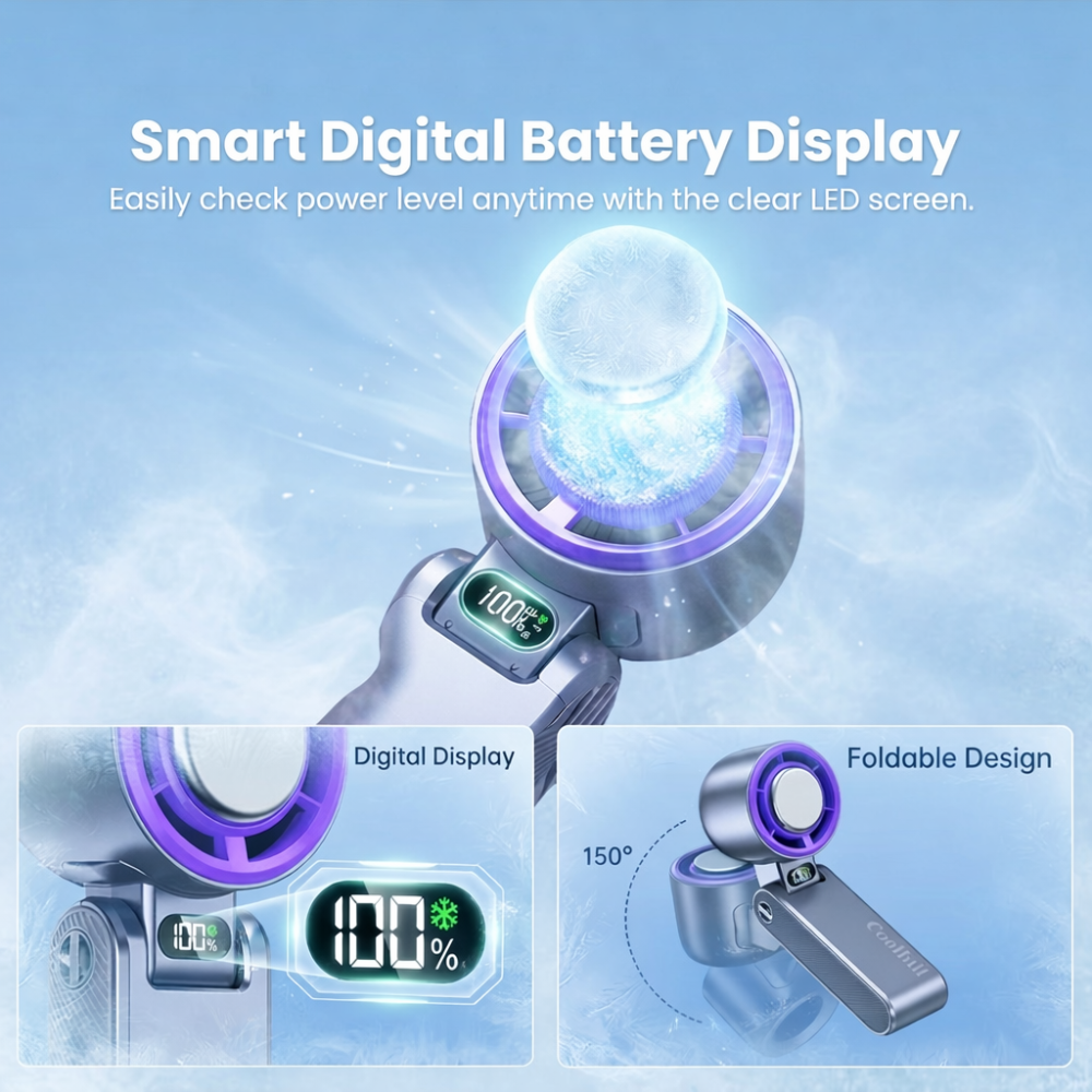 Lyvrae High-Power Portable Pocket Cooling Fan