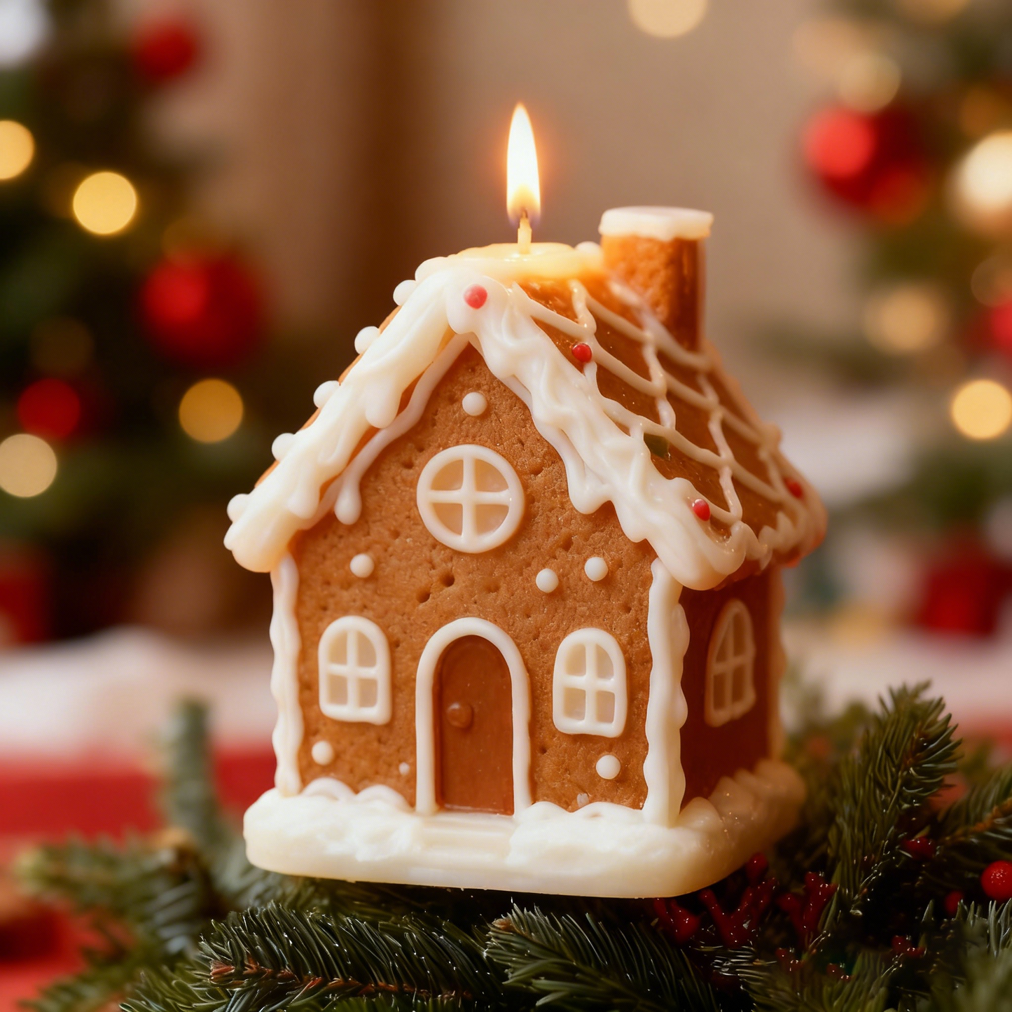 Gingerbread Cottage Candle