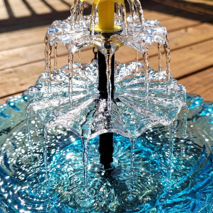 ✨2026 Spring special offer🐦 Solar Cascade Hanging Bird Bath Fountain