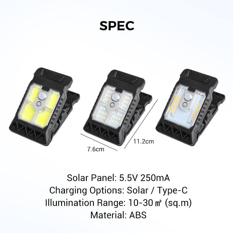 🔥2026 Hot Sale - 50% Off🔥Outdoor Solar Clip Light with Motion Sensor