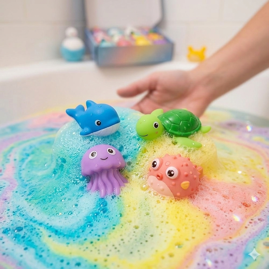 Bath Bombs for Kids with Toys Inside