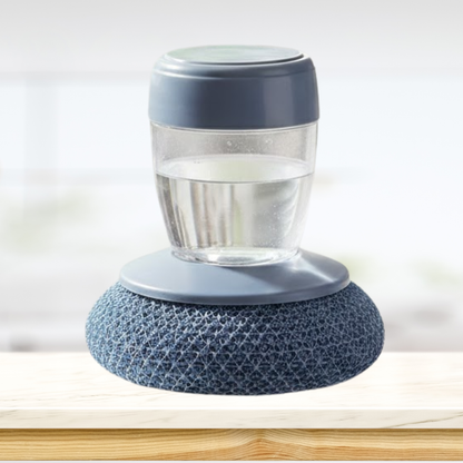 Lyvrae ProComfort Dish Scrubber with Built In Soap Dispenser (including 7 Refills)