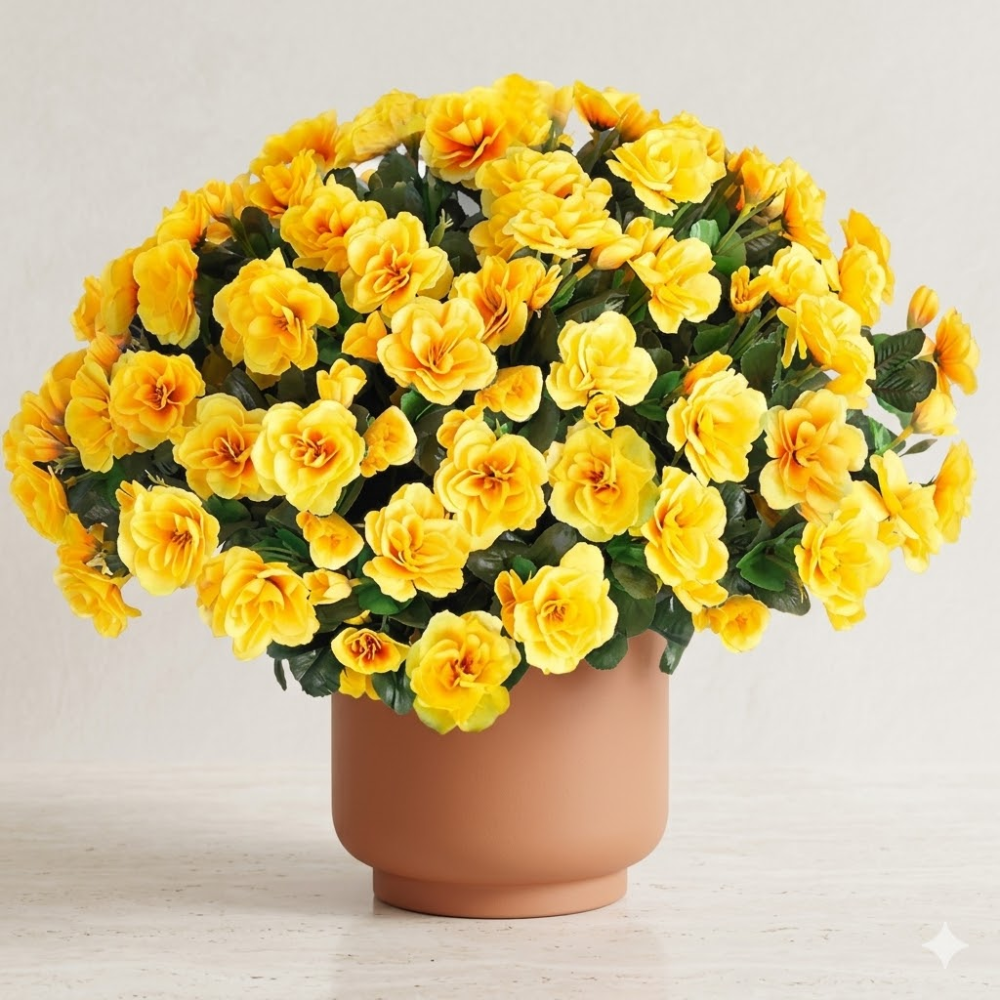 Faux Outdoor Artificial Flower Plants