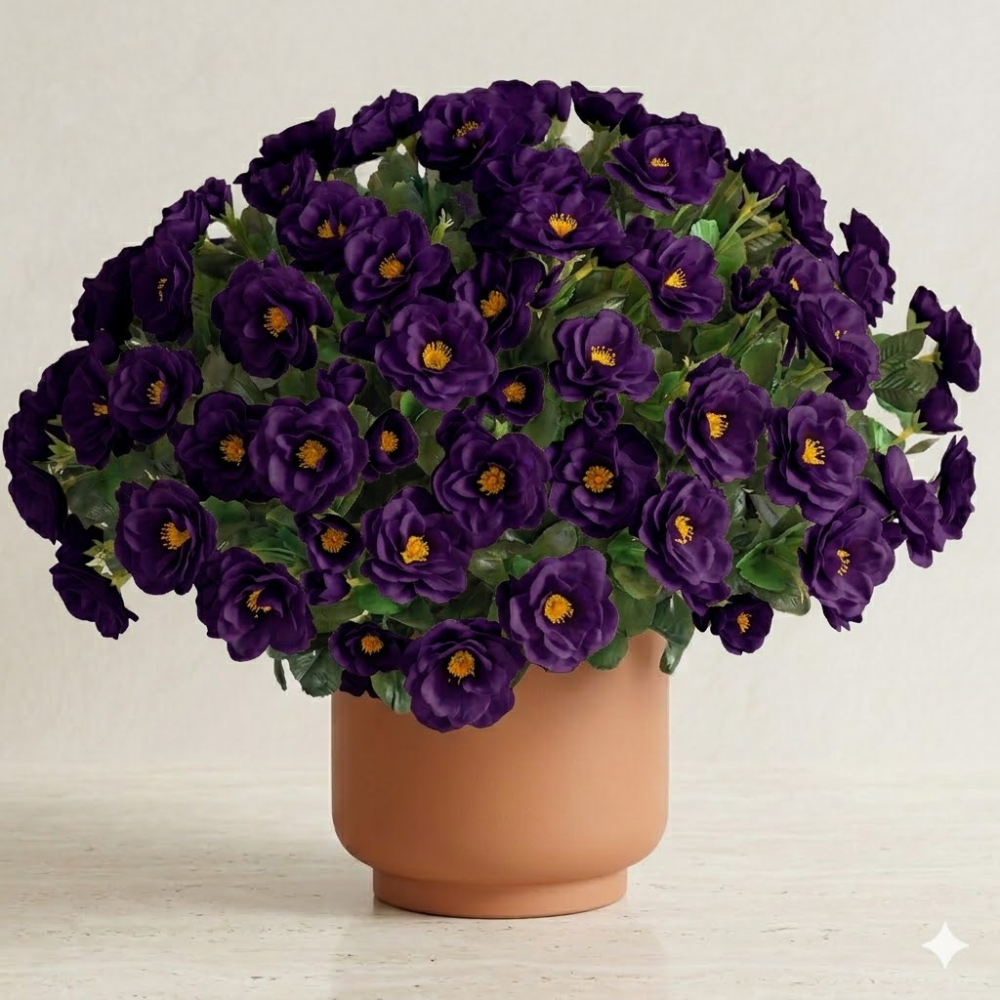 Faux Outdoor Artificial Flower Plants