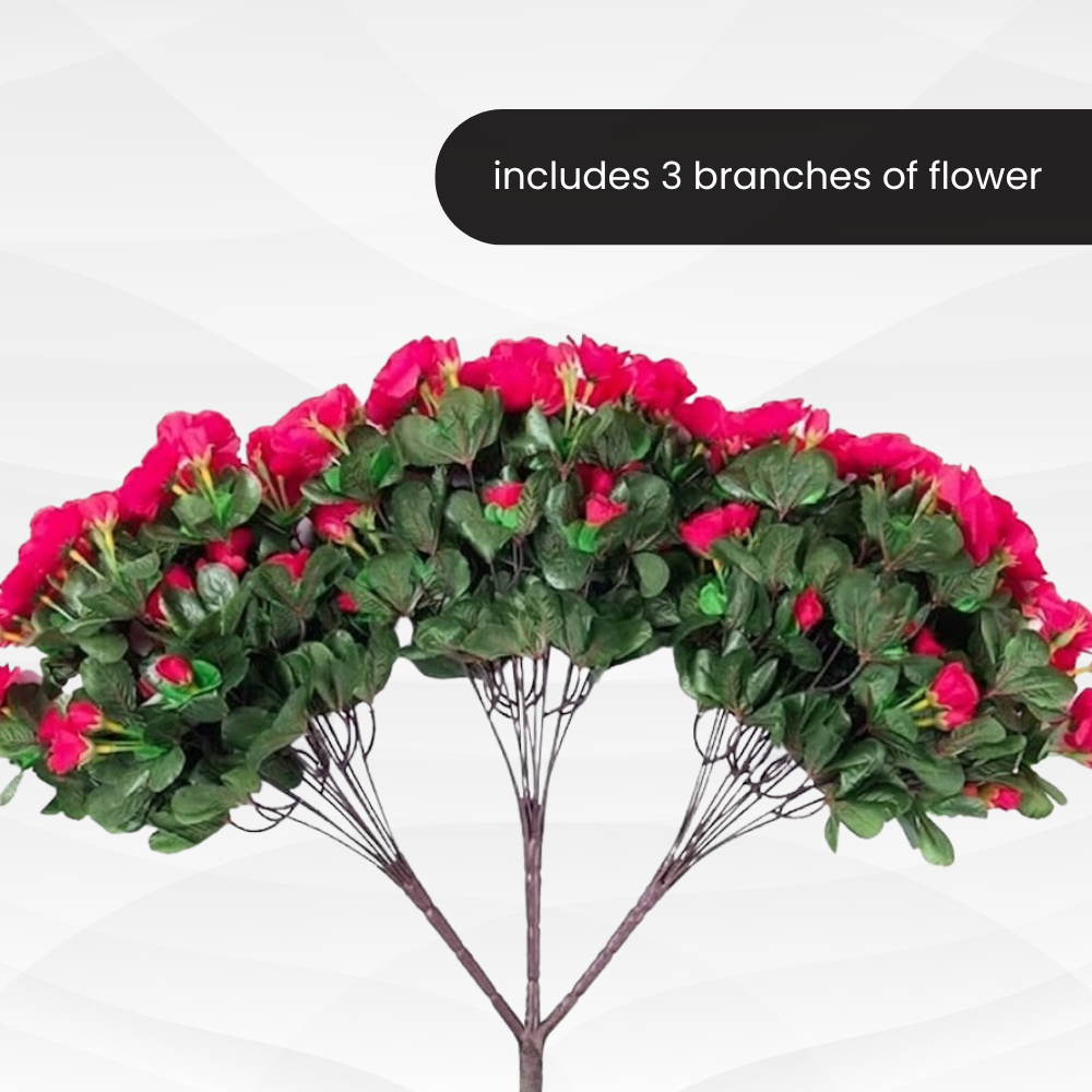 Faux Outdoor Artificial Flower Plants