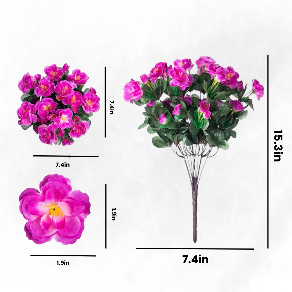 Faux Outdoor Artificial Flower Plants