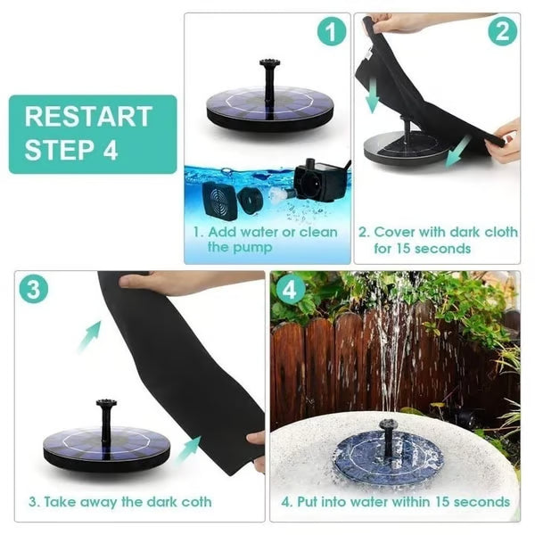 🔥Highly Rated 🔥Solar Bird Bath Fountain