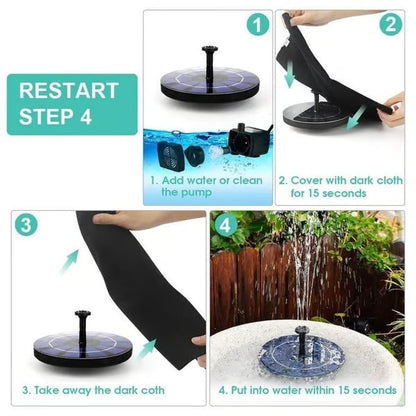 🔥Highly Rated 🔥Solar Bird Bath Fountain