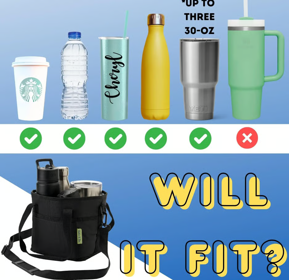 🔥Last Day 49% OFF - ✨Family Size 4 Compartment Drink Bag