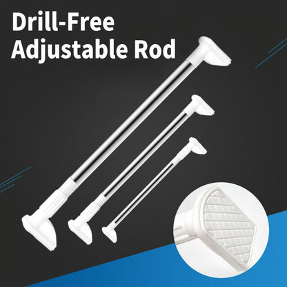 🔥49% OFF TODAY - Drill-Free Adjustable Rod