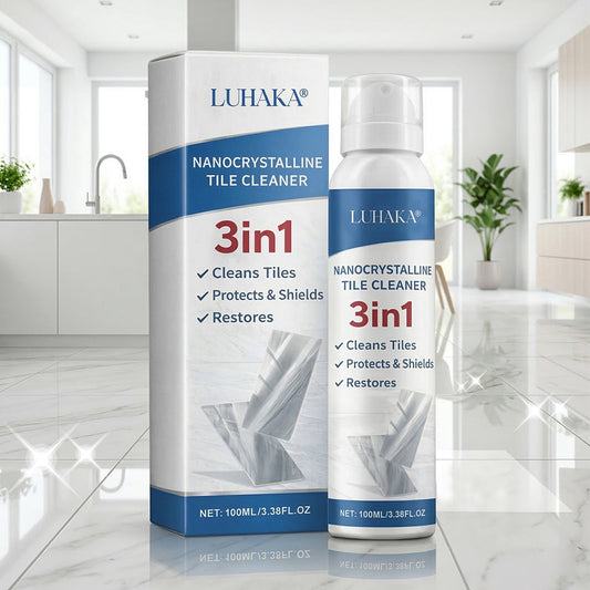 Luhaka® 3-in-1 Nanocrystalline Tile Cleaner Spray – Restores Shine, Protects & Repairs Surfaces