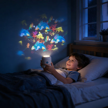 Dynamic Rotating LED Projector Light – Auto Rotating Dynamic Effect, Bright & Soft Lighting, Wide Application for Party & Home Decor ✨