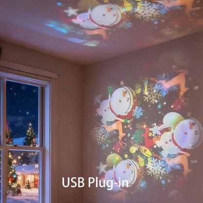 Dynamic Rotating LED Projector Light – Auto Rotating Dynamic Effect, Bright & Soft Lighting, Wide Application for Party & Home Decor ✨