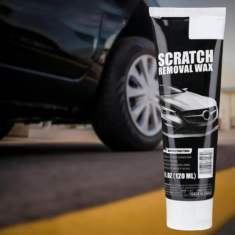 Universal Car Scratch Remover Wax – Removes Scratches, Stains & Oxidation, Restores Headlights Too! 🚗✨