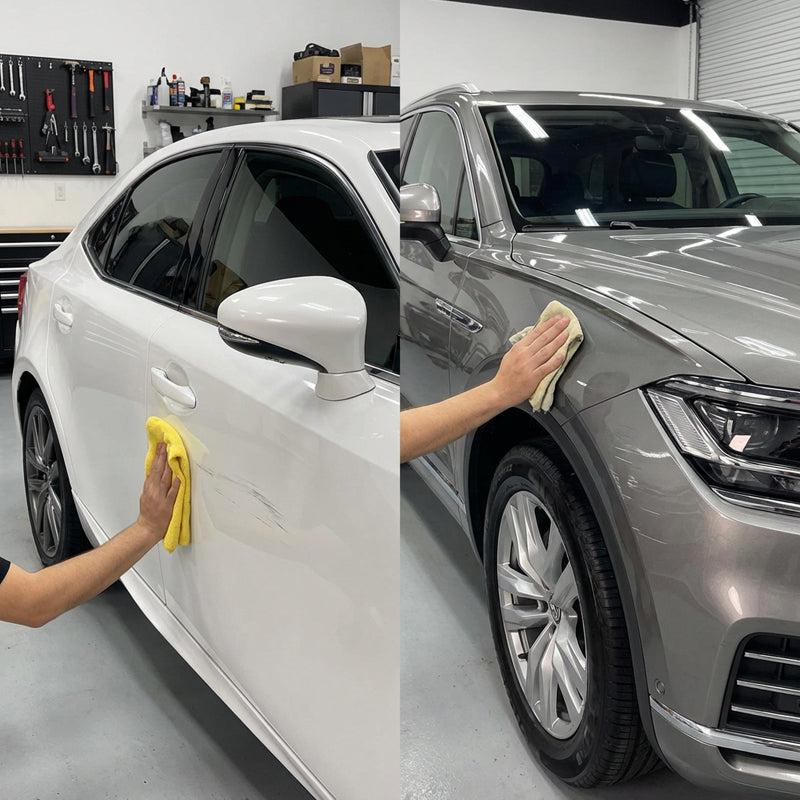 Universal Car Scratch Remover Wax – Removes Scratches, Stains & Oxidation, Restores Headlights Too! 🚗✨