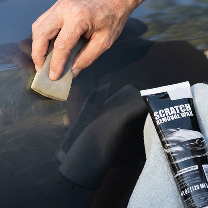 Universal Car Scratch Remover Wax – Removes Scratches, Stains & Oxidation, Restores Headlights Too! 🚗✨